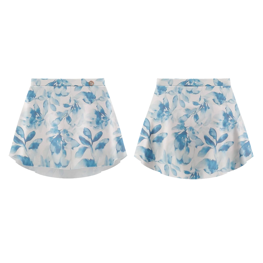 Danse De Paris Patterned Skirt