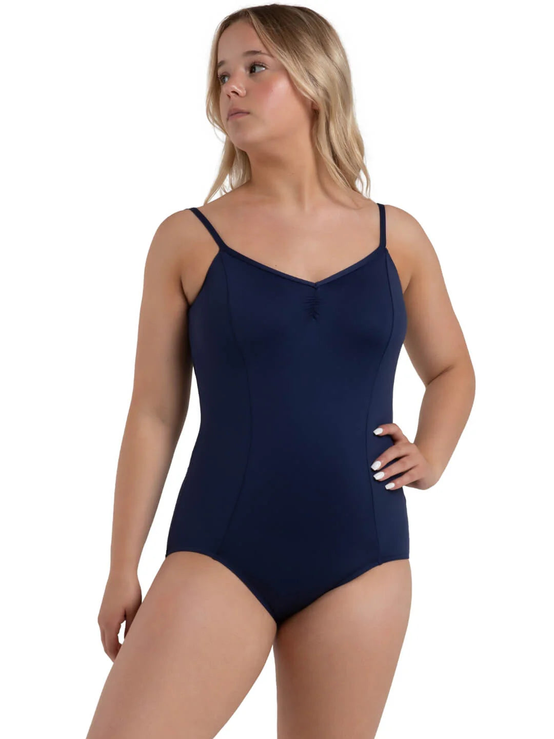Capezio Studio Collection Dual Pinch Camisole Leotard with Princess Seams, Adjustable Straps and Bratek®