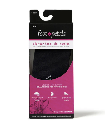 Foot Petals Plantar Fasciitis 3/4 Orthotic Insole