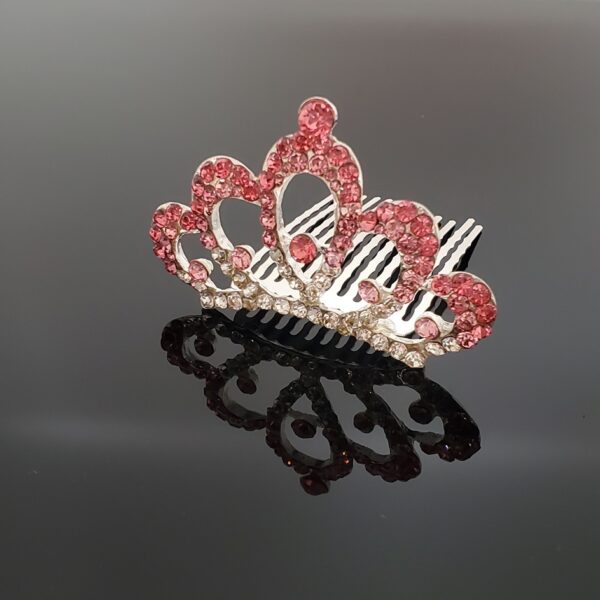 FH2 Small Tiara w/ Pink Crystals