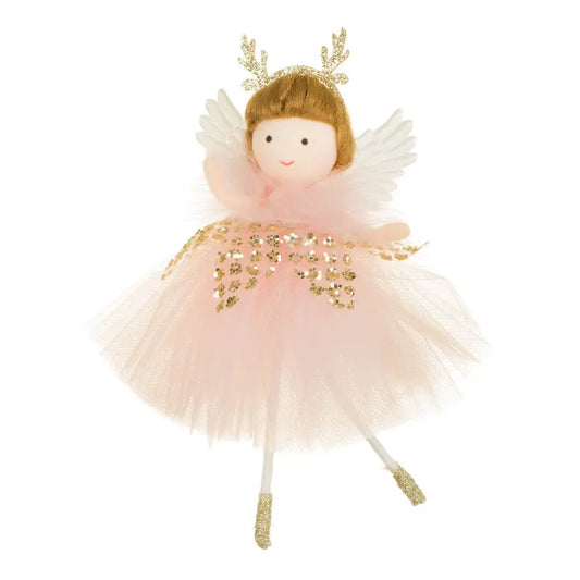 Starlight Collection Pink Cherub Ballerina Girl Ornament