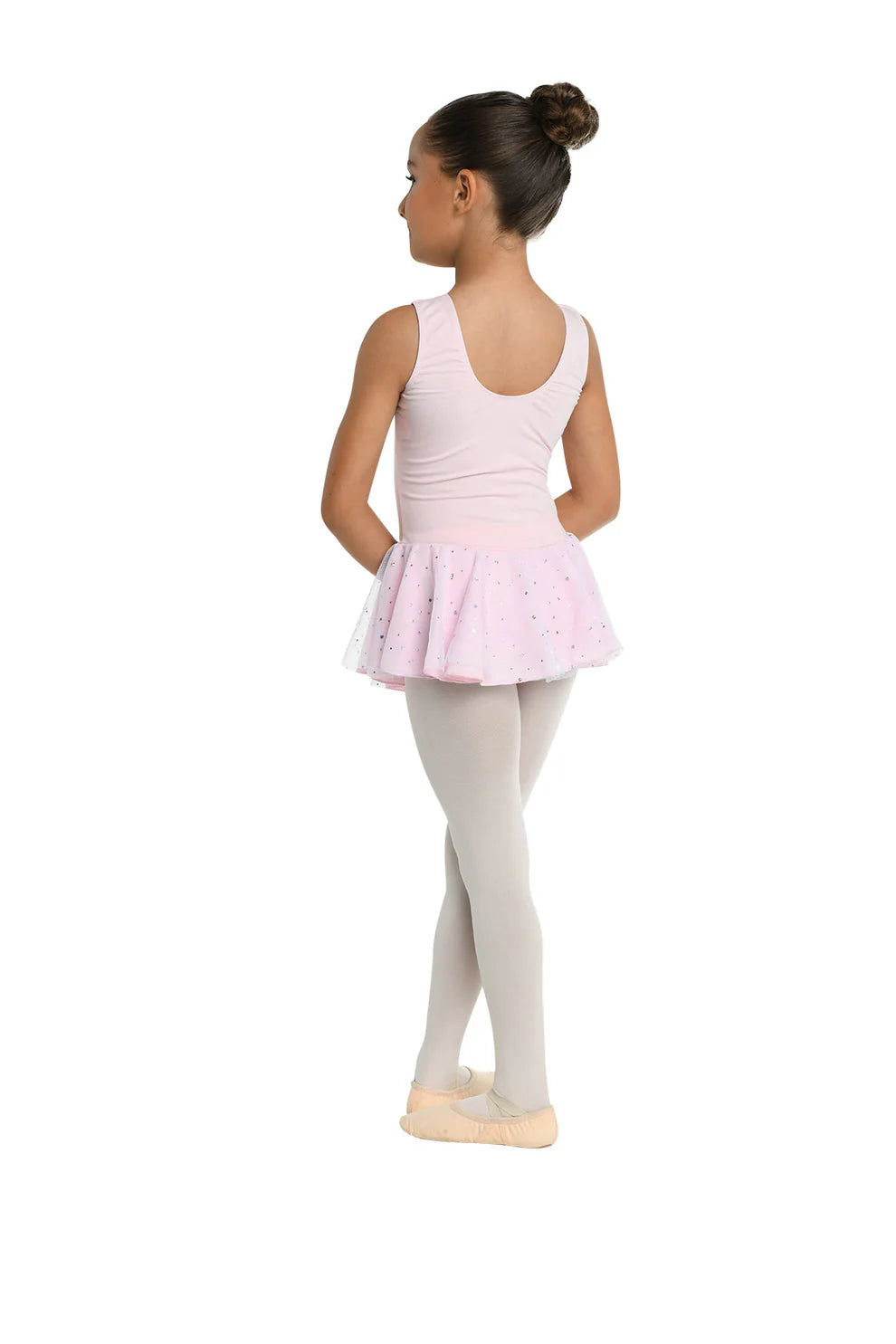 Danznmotion Aurelie Tank Dress w/Hologram Skirt Girls