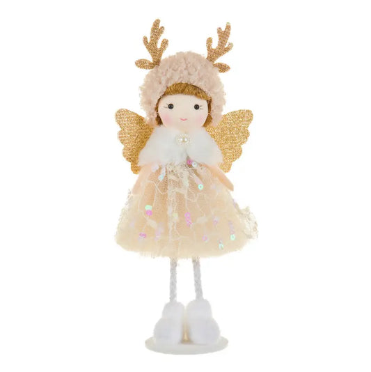 Starlight Collection Gold Flying Angel Ornament