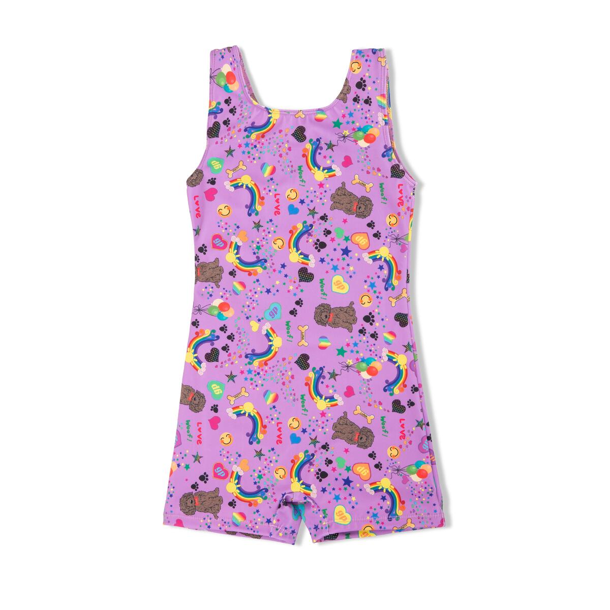 Girl Power Sport Olivia's Doodles Biketard