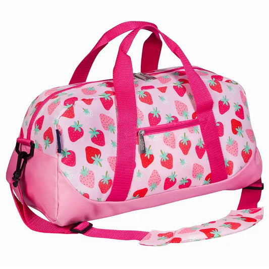 Wildkin Strawberry Patch Overnighter Duffel Bag