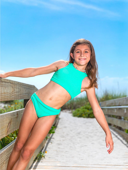 Limeapple Estelle Cropped Tankini