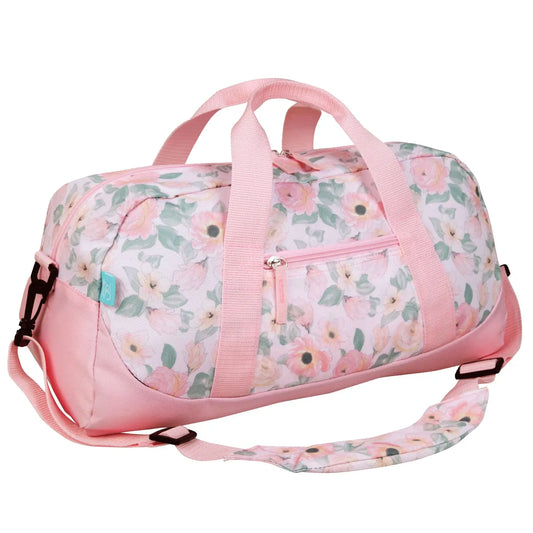 Wildkin JumpOff Jo Floral Watercolour Overnight Duffel Bag