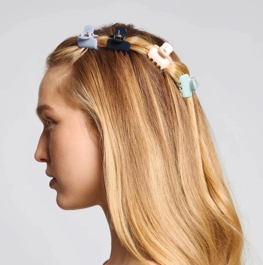 Kitsch Recycled Plastic Mini Cloud Clips 8 pcSet