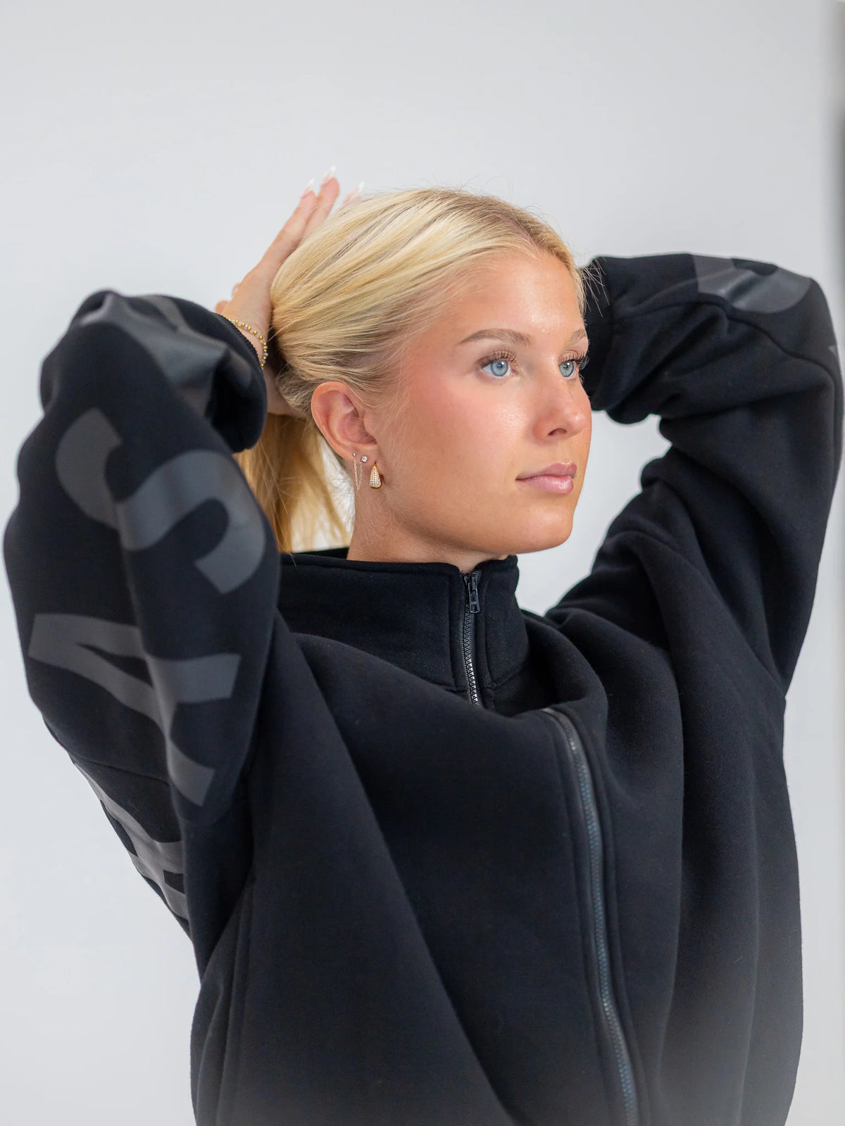 Barre Trash Oversized Zip Up