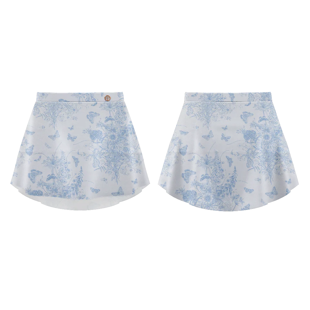 Danse De Paris Patterned Skirt