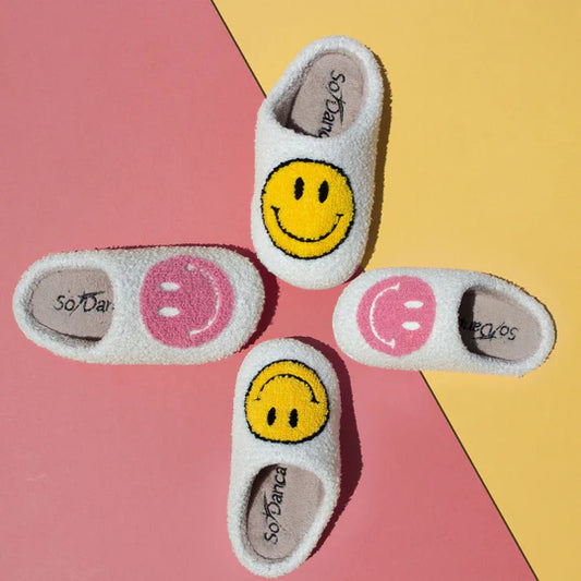 So Danca Smiley Face Slippers