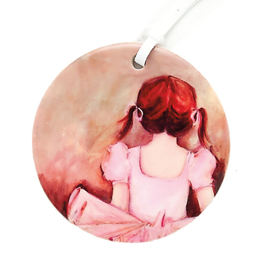 Dasha Designs Ballerina Ceramic Ornament