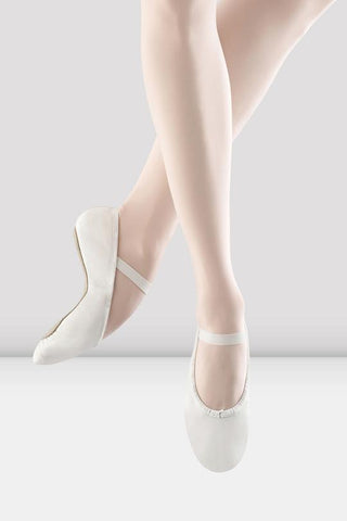 Bloch White Leather Ballet Slipper Childs