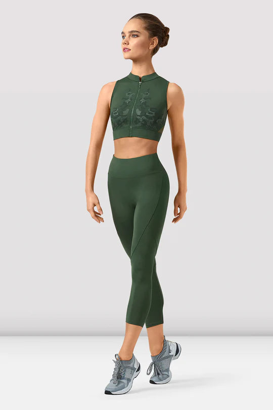 Green camo crop top cheap
