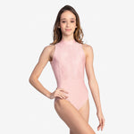 So Danca Clementine High Neck Leo with Floral Lace