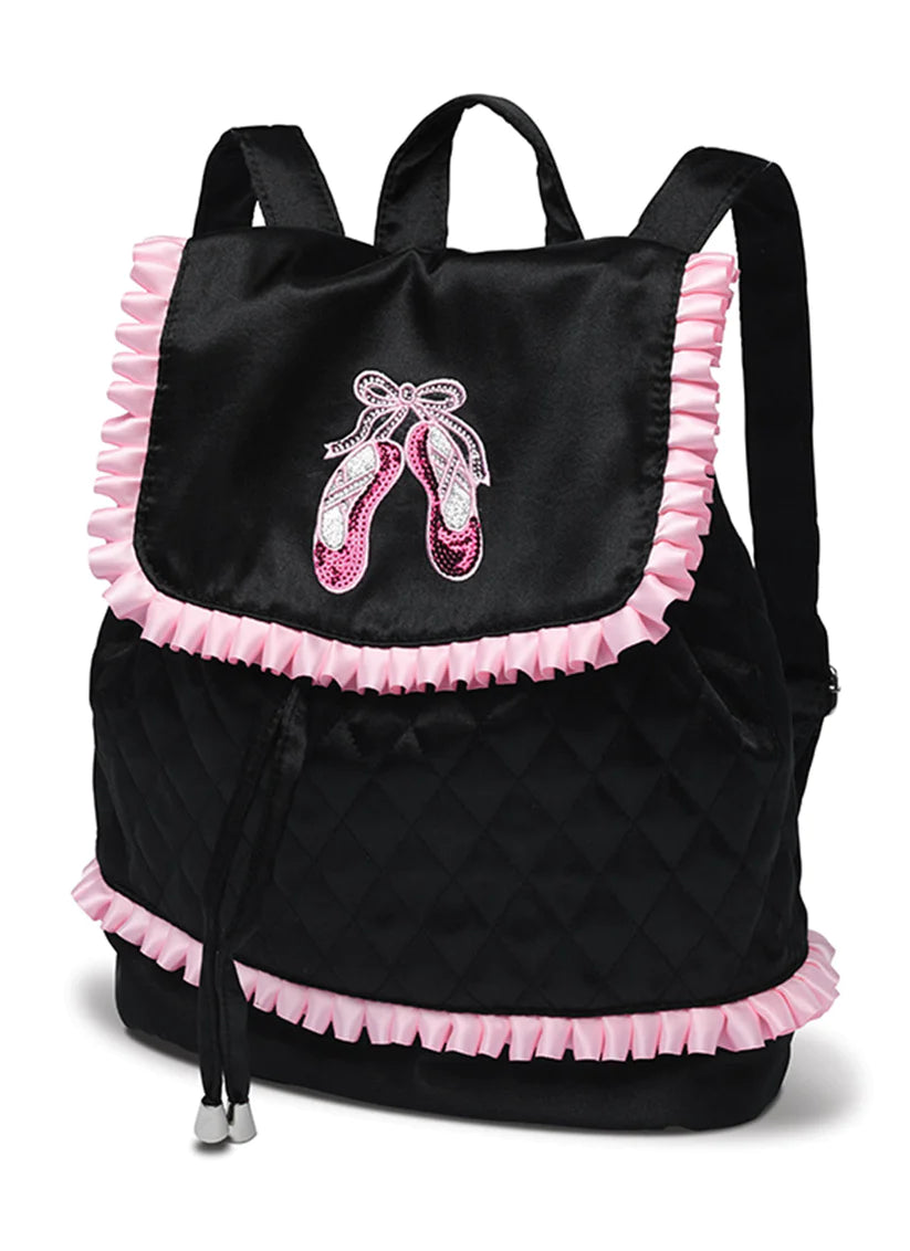 DANZNMOTION Ballet Ruffle Backpack