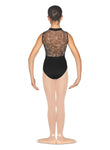 Bloch Zip Front, Floral Mesh Back Leo
