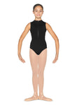 Bloch Zip Front, Floral Mesh Back Leo