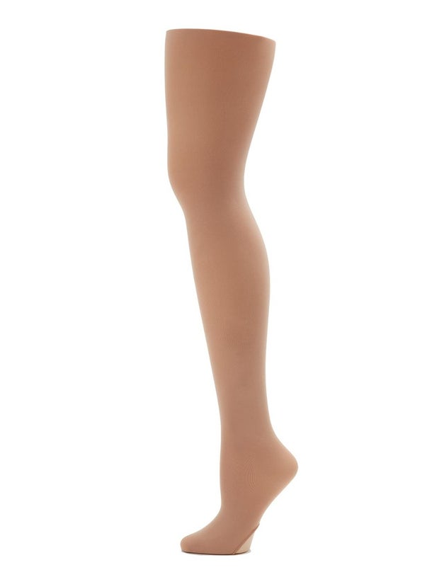 Capezio Ultra Soft Knit Waist Transition Tights Womens