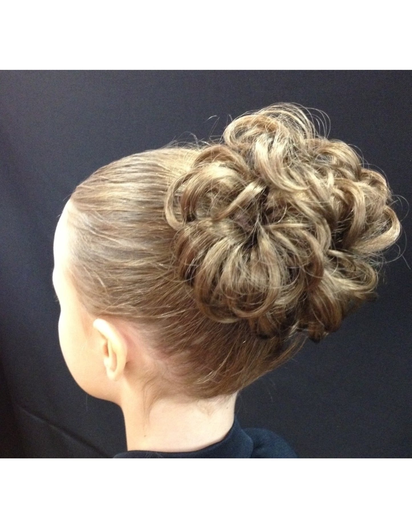 Dancer Hairdos Bun of Curls