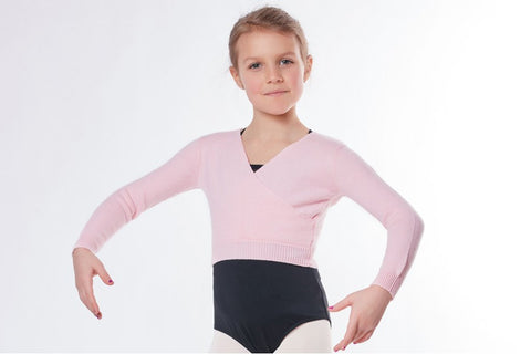 Sansha Child's Kay Mock Wrap Sweater